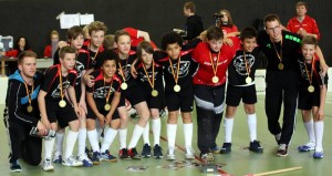 Deutscher Meister Floorball U 13: TSV Tollwut Ebersgöns